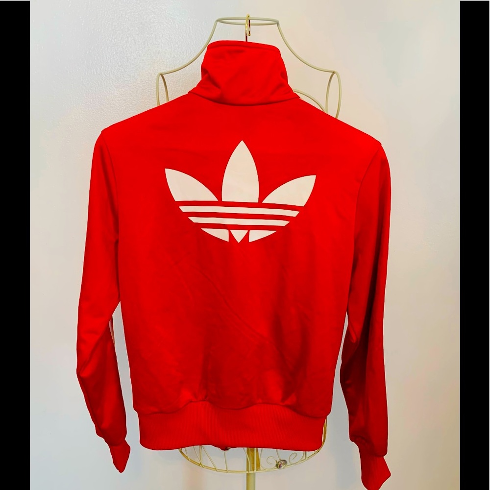 Adidas 3-Stripes Track Suit in Red